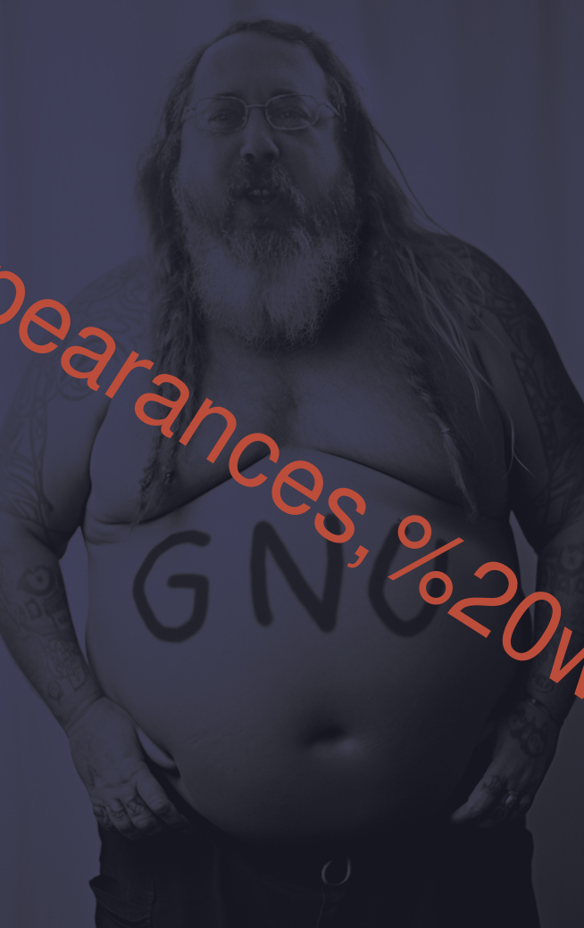 appearances, was